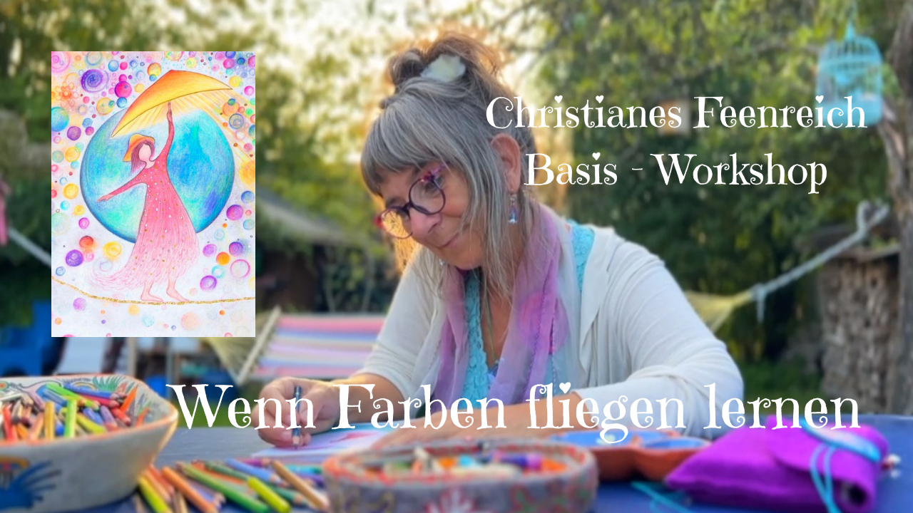 Christianes_Feenreich_Basis-Workshop_Farben Workshop mit Christiane Zimmermann: "Wenn Farben fliegen lernen"